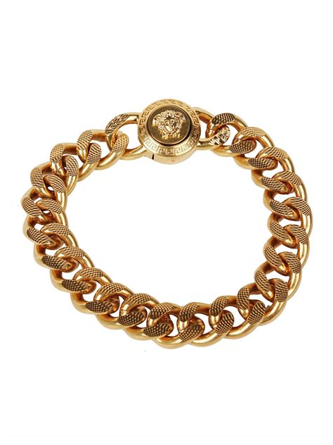 versace men's medusa bracelet